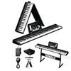 TERENCE V20 Digital Piano, 88-Key Foldable Keyboard with Touch-Response Keyboard, 4-Unit Speakers, Acoustic Piano-Size Keys, MIDI Compatible, Keyboard