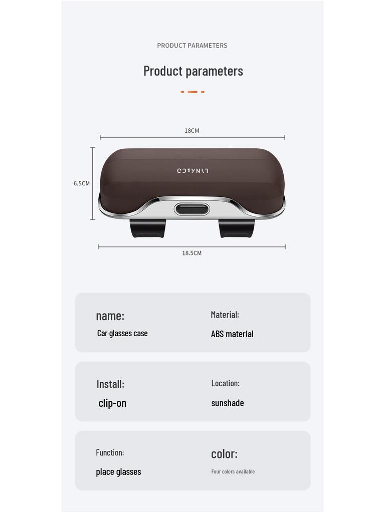 Lynk & Co 01-08 Magnetic Glasses Case Sun Visor Storage Clip