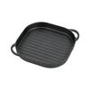 Pearl Metal Grill Plate 24 X 24cm Wave Cast Iron IH Compatible Oven Compatible Sprout HB-6220