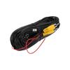 HOPESPANNER Universal 20m/65.62ft Reverse Rear View Parking Camera Video Cable Extension Backup Camera RCA Video Cable Plastic Metal 1pcs
