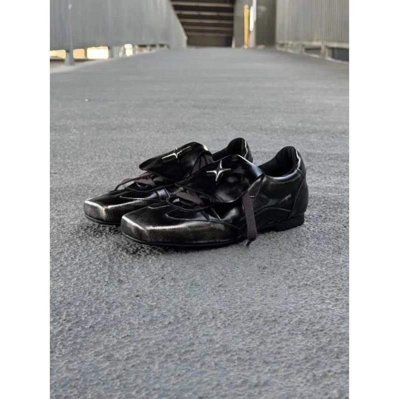 Модные ручной работы мягкие ботильоны балетки одинарные туфли ретро дизайн с узлом высококлассные тренировочные туфли для женщин весеннего сезона универсальные ло...