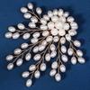 Korean Style Pearls Badge Exquisite Luxury Sense Brooch Jewelry Accessories Suit Collar Pin  Daily