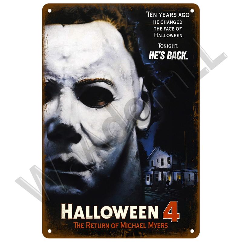 Vintage Metal Sign Movie Retro Tin Sign Aesthetic Living Room Metal Wall Decor Decoration Cinema Industrial Deco Films Poster