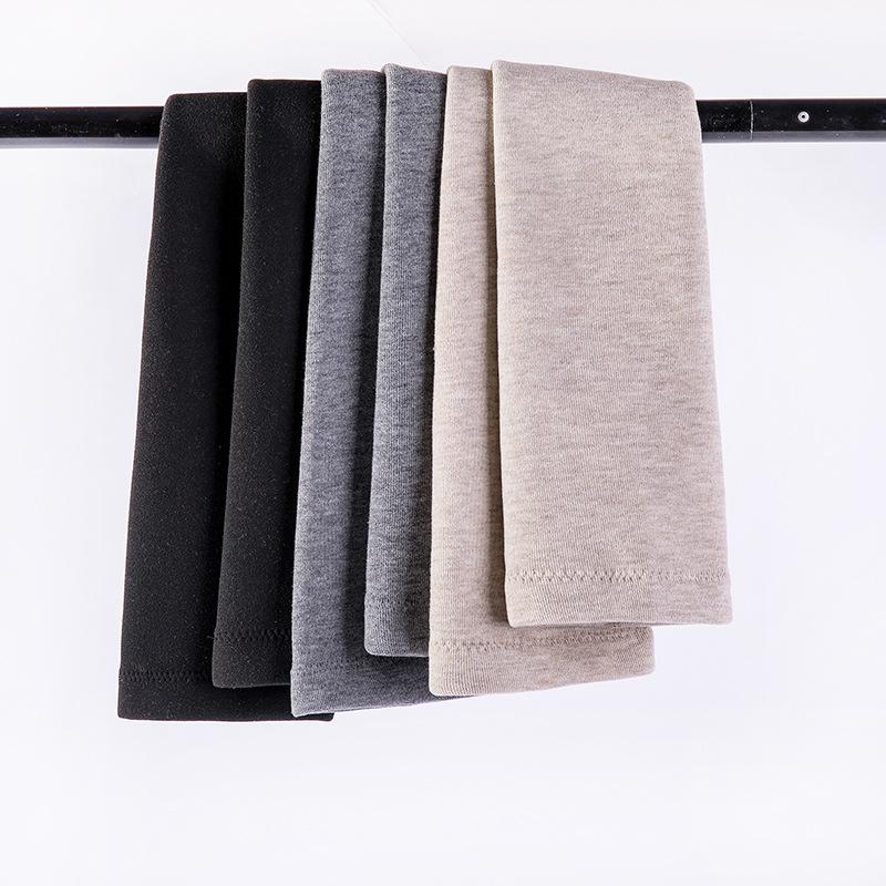 Кашемировые теплые зимние женские вязаные рукава до колена, эластичные длинные носки, рукава, защита лодыжки