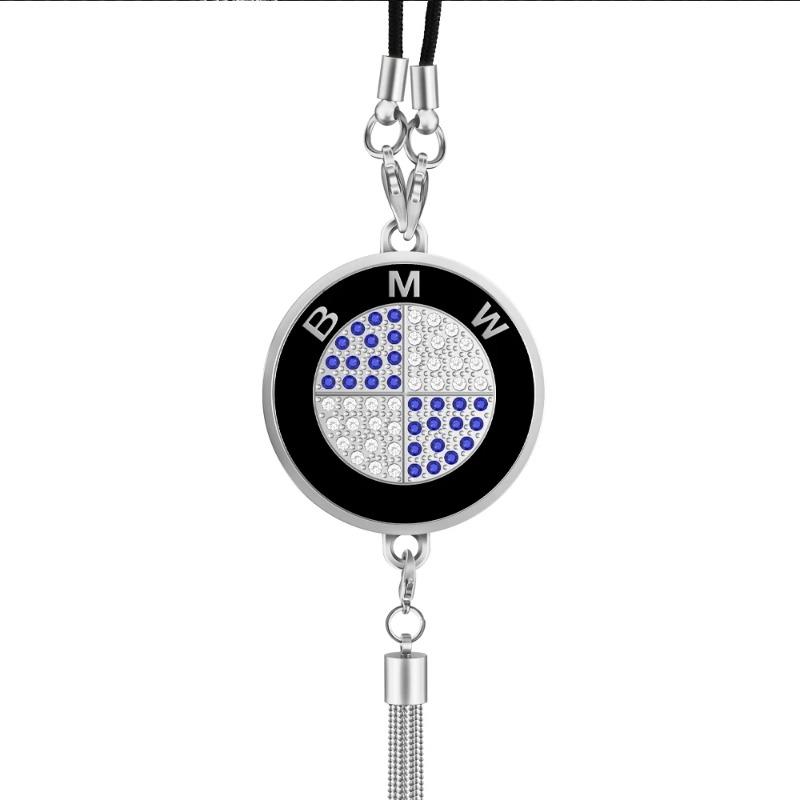 3D Металлическое Зеркало Заднего Вида Автомобиля Подвеска Украшение Аксессуары Для BMW M E46 E90 E60 F30 E39 F10 X1 X3 E87 E36 Performance