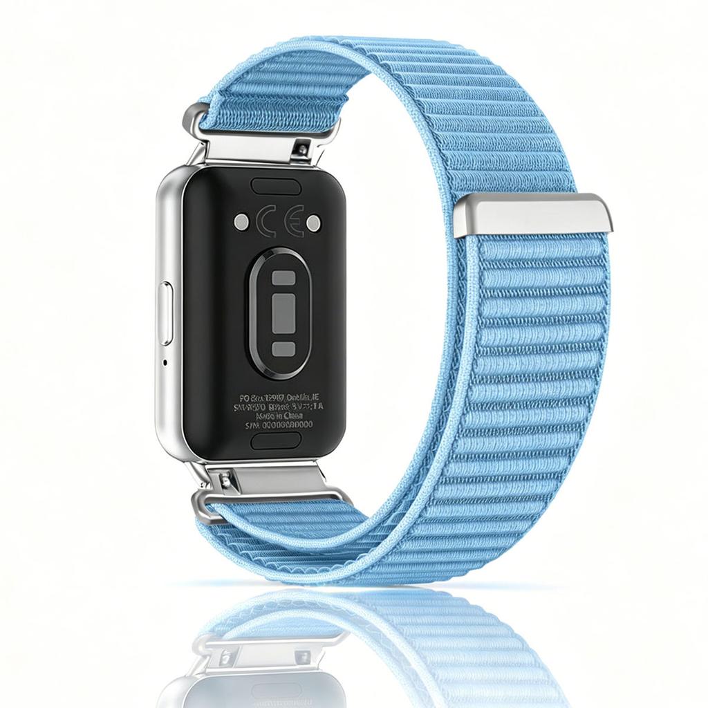 Для Samsung Galaxy Fit 3 Металлический+Нейлоновый Ремешок для Samsung Fit3 Аксессуары для Умных Часов Браслет на Запястье для Fit 3 SM-R390 Браслет Ремень