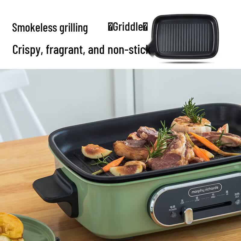 Многофункциональная электрическая плита Morphy Richards MR9088, китайская вилка (адаптер в комплекте)