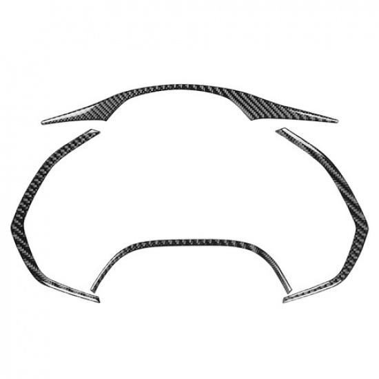 Carbon Fiber Dashboard Panel Decorative Trim For Chevrolet Corvette C7 2014-