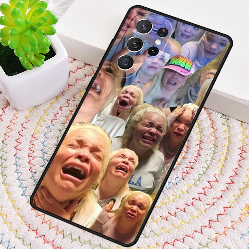 Чехол из ТПУ с изображением настроения Trisha Paytas для Samsung Galaxy note 10 pro S26 S25 S24 S23 S22 Ultra Plus S21 FE S20 Ударопрочный