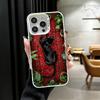 Крутой Чехол-Броневик с Черной Пантерой для iPhone 17 Air 16 16E 15 Pro Max 14 Plus 13 Mini 12 Задняя Крышка Защита от Падений Fund