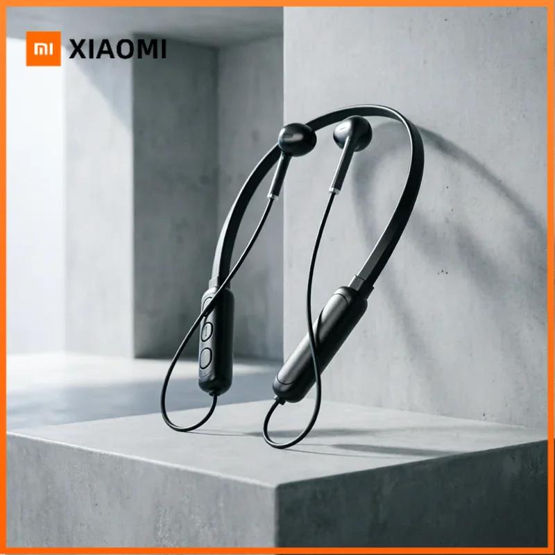 Xiaomi Wireless Bluetooth Headset NeckHanging Stereo Noise Reduction Universal Sports Headset Microphone