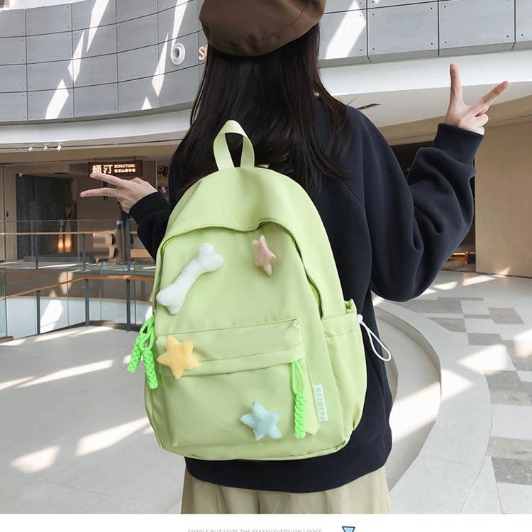 Schoolbag Japanese ins School Bag Girls Junior High School High School Students Simple Versatile Backpack Lightweight College Style Girl Backpack