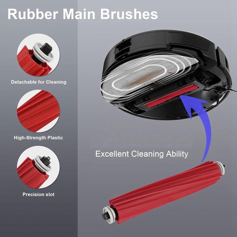 Для робота-пылесоса Roborock S7 Maxv Ultra/ S7 Max Ultra детали Основная боковая щетка Фильтр Hepa Салфетки для швабры Пылесборники