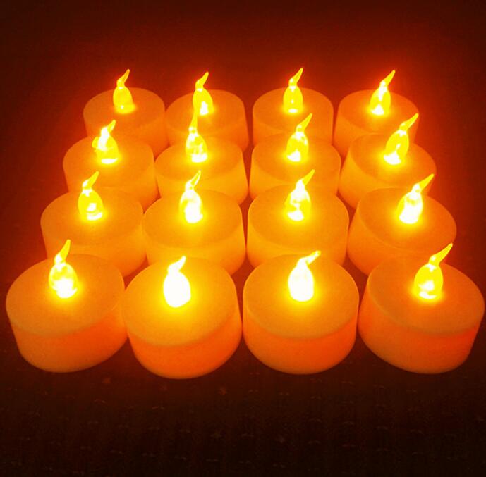 3 шт./компл. светодиодный мерцающий чайный светильник, веселая вечеринка, свадьба, долговечные свечи, беспламенный чайный светильник