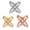 Scarf Clip X-Shaped Scarf Ring Buckle for Women Lady Girls Silk Scarf Clasp Holder Accessories for T-Shirt Neckerchief Shawl
