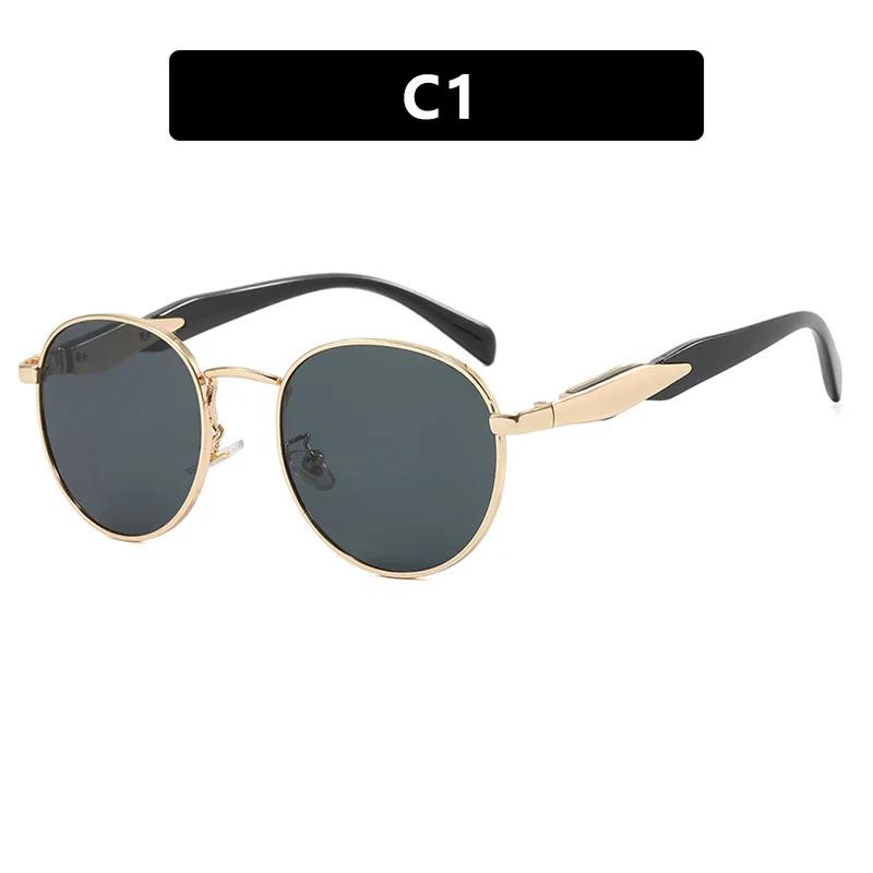 Luxury Brand Sunglasses for Men Women Unisex Fashion Oval Round Stylish Eyewear Shades Sun Glasses