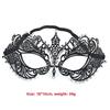 Metal Mask For Adults With Water Drill Decoration For Halloween And Cosplay Parties