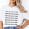 Смешная Новогодняя Футболка 2026 Привет Новый Год Графическая Футболка Футболка для Новогодней Вечеринки Унисекс Праздничный Подарок Одежда Мужчины Женщины Топы