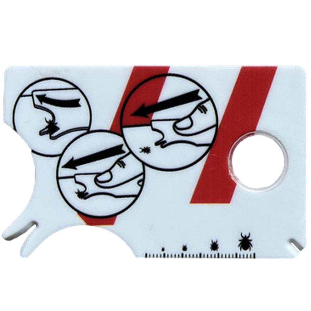 Ticks Scale Card Tick Remover for Dogs Portable Tick Cards with Magnifying Glass for Sports Enthusiasts Travelers Pets