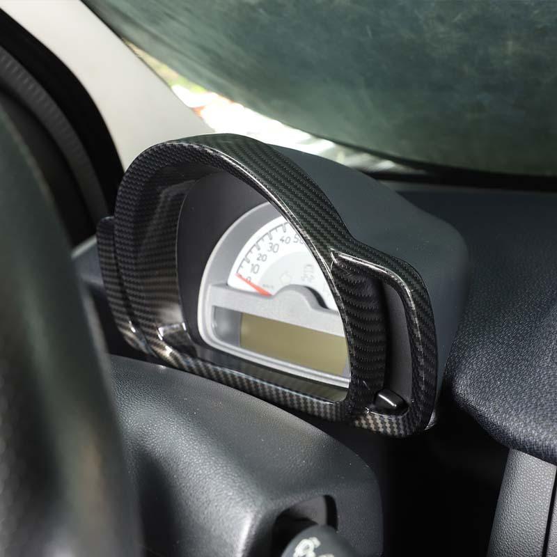 For Mercedes Benz Smart 451 Fortwo 2009-2015 Car Dashboard Display Meter Ring Speedometer Gauge Cover Trim Frame Accessories