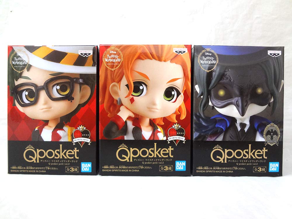 Disney Twisted Wonderland Q posket petit Полный набор из 3 шт. том 2