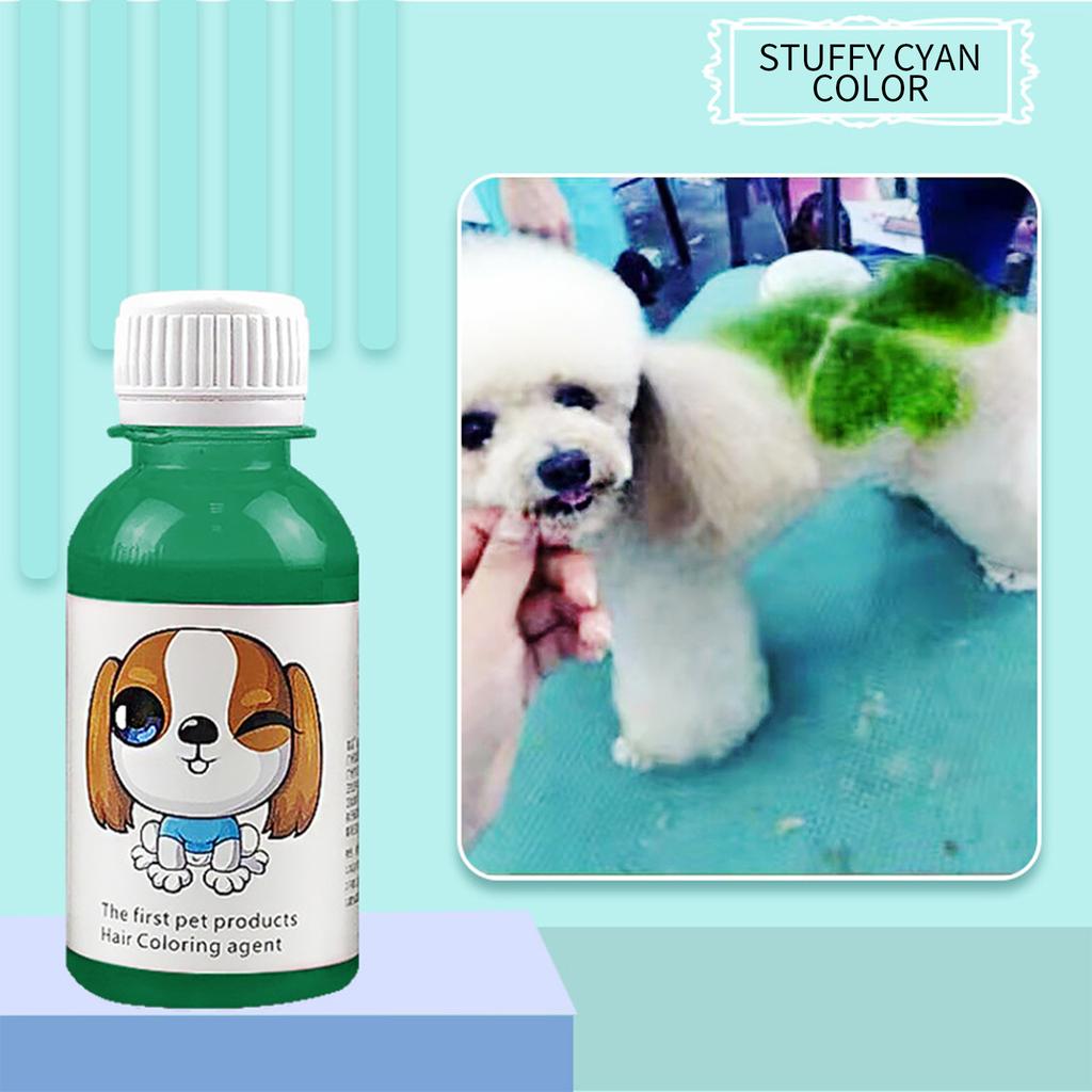 Шампунь для нанесения цвета для собак, полуперманентный шампунь для окраски собачьей шерсти, безопасный шампунь, не шампунь