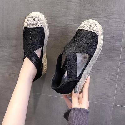 Мода Лайт Мода 2025 Ажурная Летняя Женская Обувь Высокое Качество Повседневная Новинка Дизайнерская Роскошь Предложения 39 Женская Обувь Распродажа