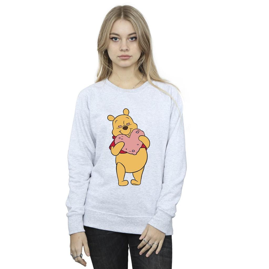 Disney Womens/Ladies Winnie The Pooh Heart Eyes Sweatshirt