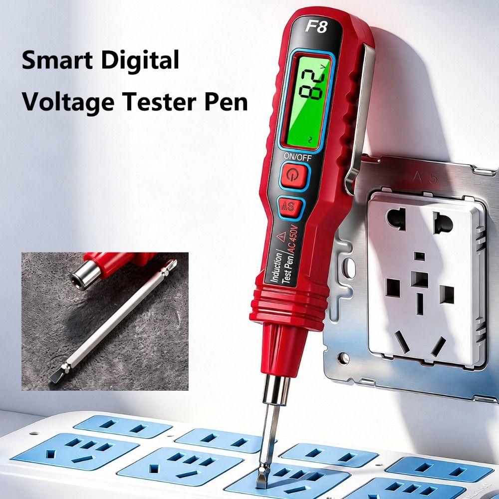 Double Head Screwdriver Digital Voltage Detector Electrician Induction Teste Pen Electrician Tool