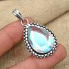 Mystic Topaz Handmade Gemstone 925 Sterling Silver Jewelry Pear Shaped Pendant