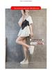 2025 White Low-Top Thick-Soled Platform Shoes - Small Size, Breathable, Height-Enhancing, All-Match Casual Footwear for Spring & Autumn