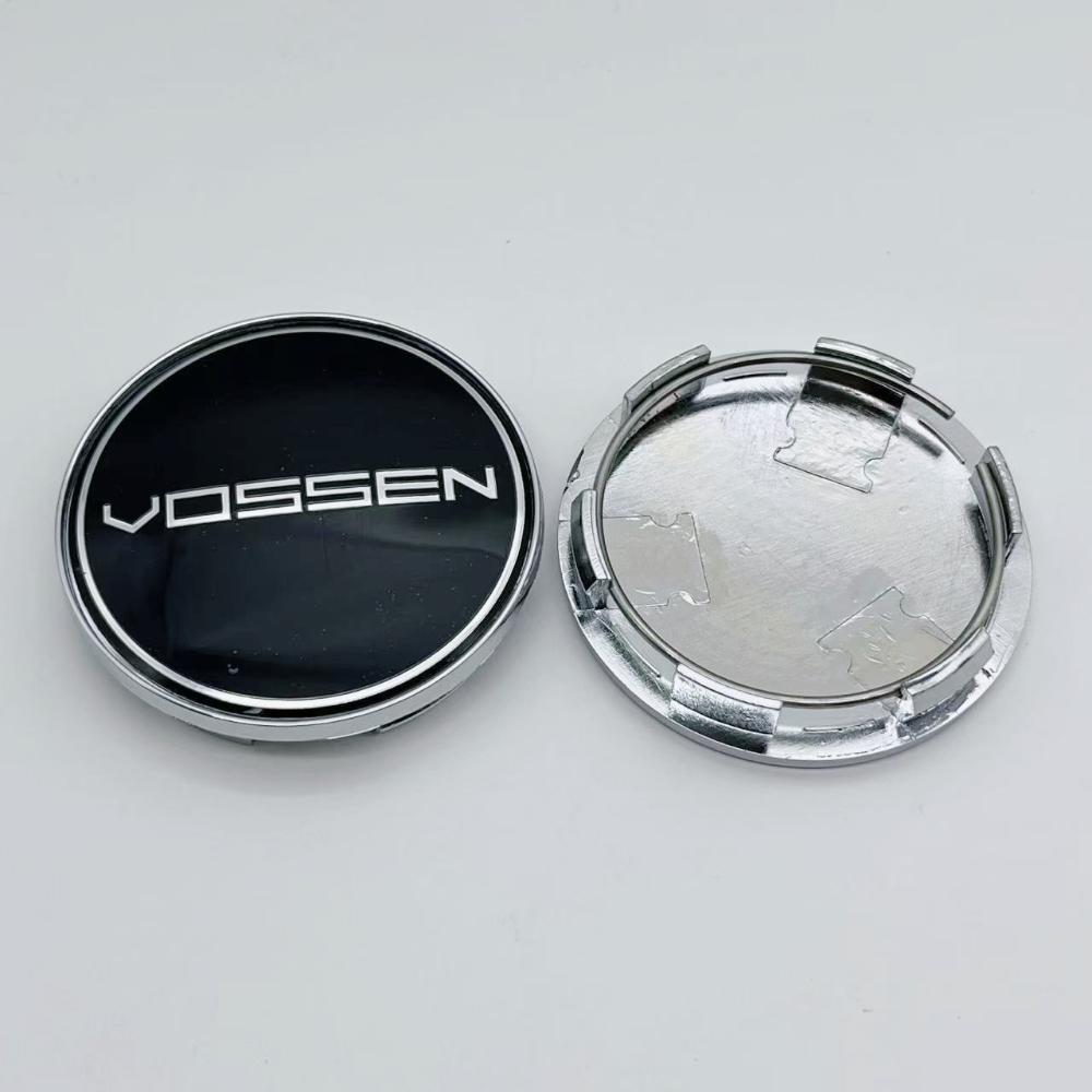 4pcs Vossen Logo Emblem Badge Car Wheel Center Caps 68MM (62MM I.D) Rim Hubcaps Cover Wheels Hub Lid Replace Styling Accessories