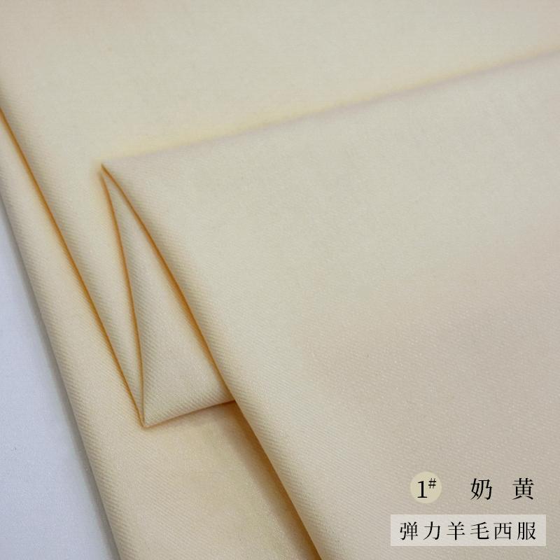 Шерстяная Плотная Маленькая Эластичная Ткань DIY Шитье Костюмы Блейзер Брюки Осень Зима Камвольные Эластичные Шерстяные Ткани 420Г/М stoff