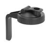 Pour Spout Lid Black Flip Cap Lid Sealing Plastic Wide Mouth Lid with Handle for Mason Jar 70mm Mouth