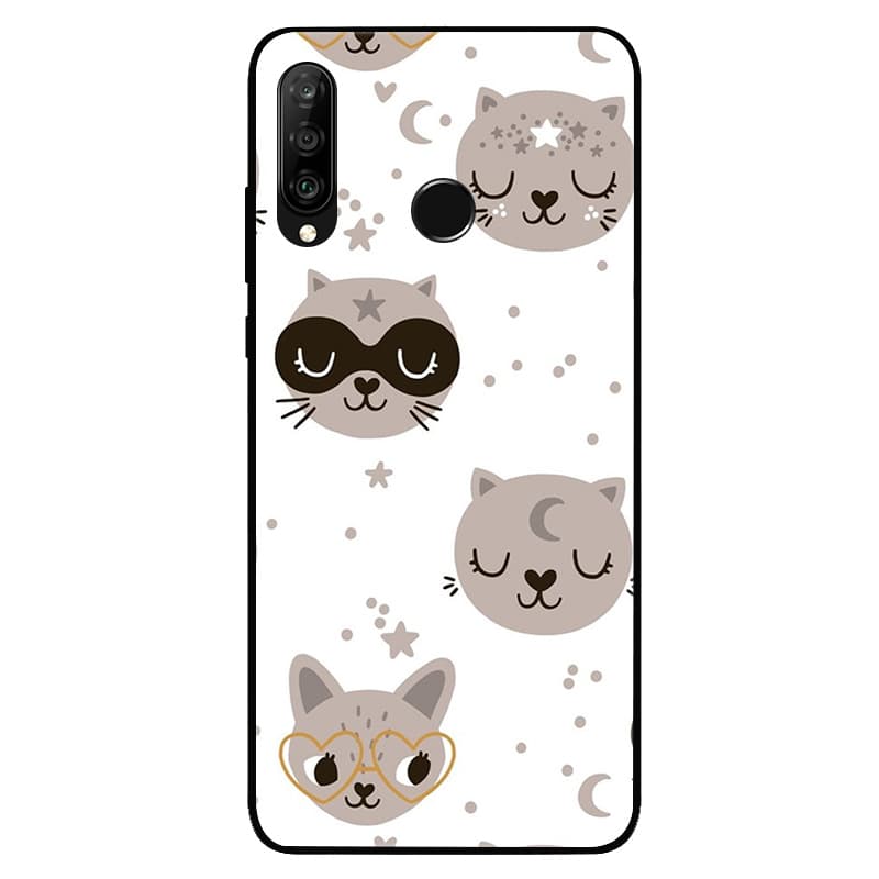 For Huawei P30 Lite Case Cover 6.15 inch Soft TPU Phone Case For Huawei P 30 lite Bumper Cover For Huawei P30 lite Coques Fundas