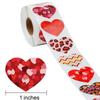 500 шт./рулон в форме сердца наклейки на день святого валентина товары для дня рождения самоклеящиеся этикетки бирки наклейки