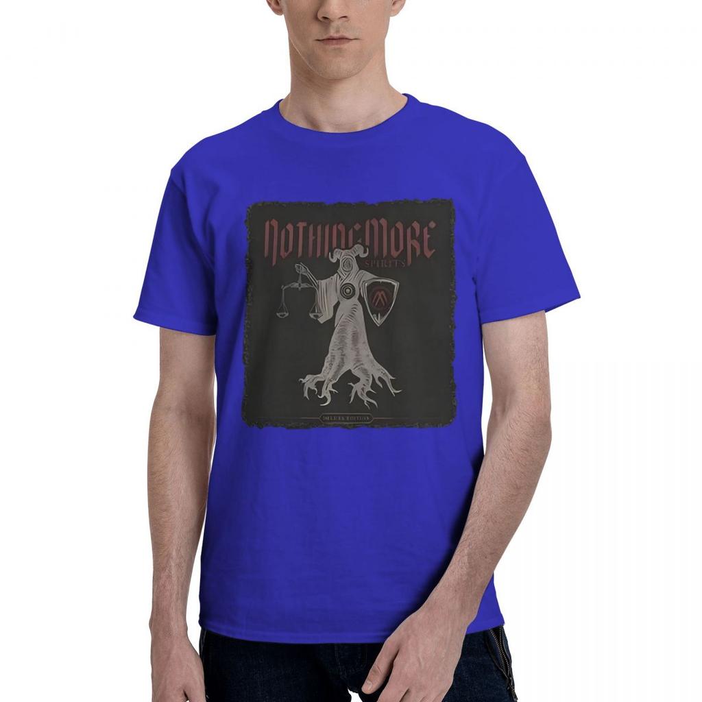 NOTHING MORE Band 100 Cotton Casual Breathable Confortable Men Top Football Shirts 2025 Mens Wear