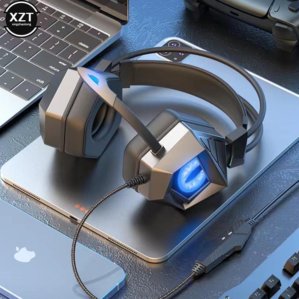 Игровые гарнитуры Sy-g15 Fone Gamer, стерео объемный звук, игровые наушники для ПК с микрофоном, проводные гарнитуры для компьютера Ps4 Xbox