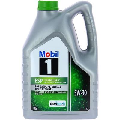 Моторное масло 5W-30 ESP Синтетическое - MOBIL 1 - Formula-P - канистра 5л - высокая производительность, защита от загрязнения
