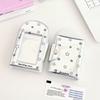 Silver Album Lovely Bow Star Print Photocard Holder Cartoon Card Holder Mini Card Storage Book Kpop Photocard Holder