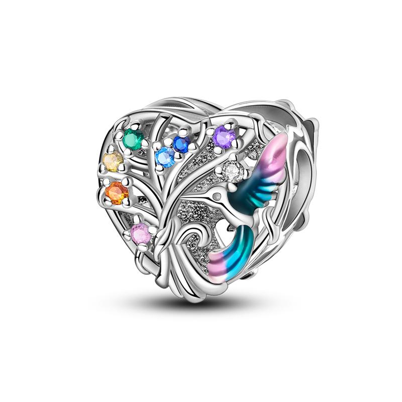 Новинка Медные Шармы Любовь Сестры Мама Семья Сердце Бусины Подходят для Оригинального Браслета Сделай Сам для Женщин Ювелирный Подарок