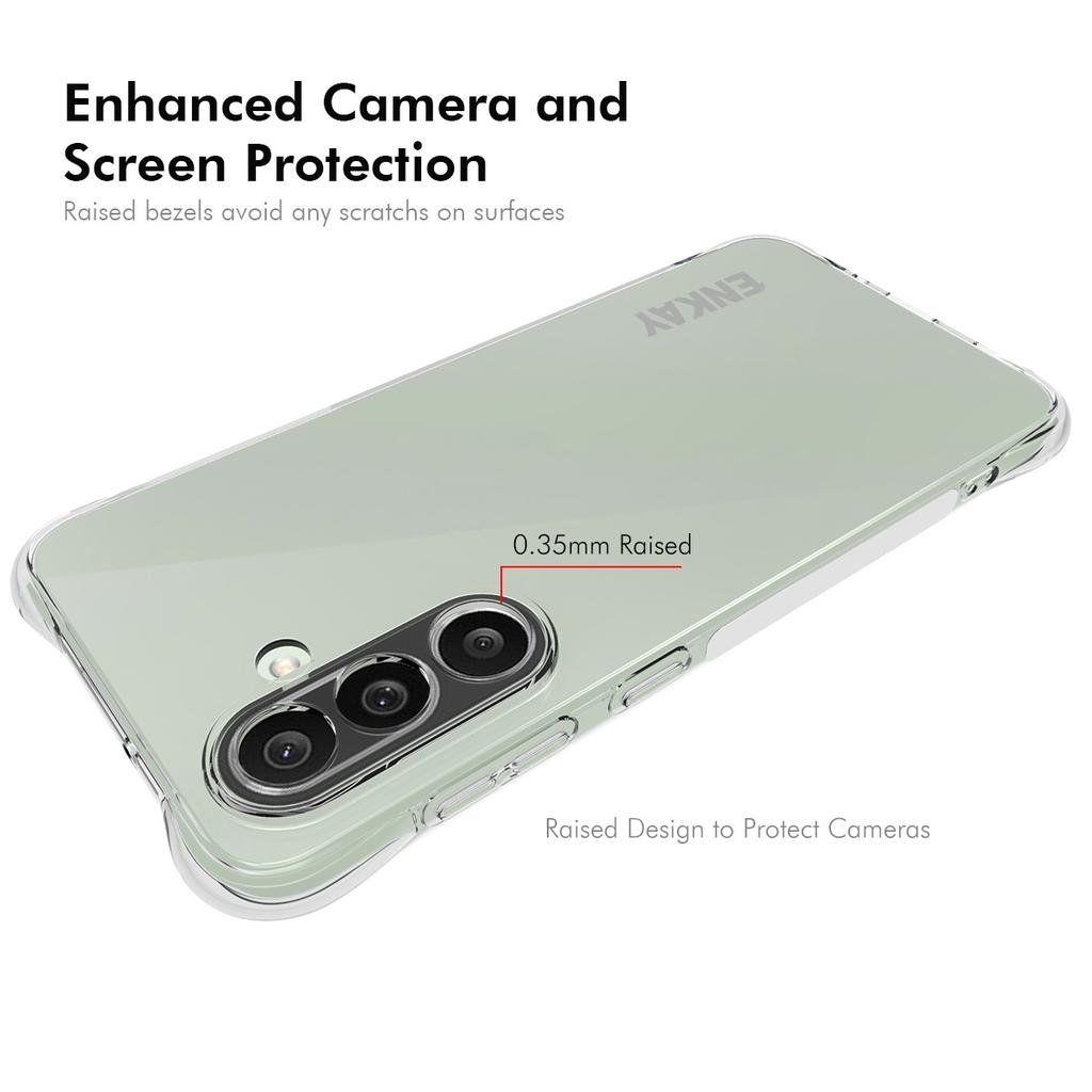 For Samsung Galaxy M56 5G Clear Phone Case ENKAY HAT PRINCE Shockproof Anti-slip TPU Cover