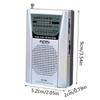 BC-R60 Портативный AM/FM-радиоприемник, карманный двухдиапазонный радиоплеер с антенной и встроенным динамиком для пожилых людей