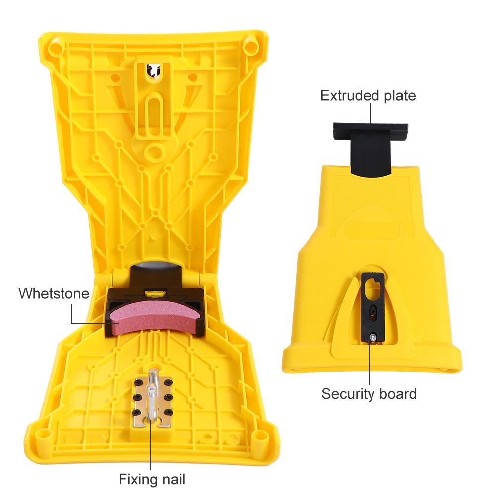 Sharpen Chain Sharpener Gasoline Saw Chain Saw Bar-Mount Chainsaw Teeth Sharpener  Grinding Stone