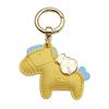 Horse Keychain Imitation Leather Cartoon Design Year of Horse Key Chain Bags Phones Cars Versatile Accessories