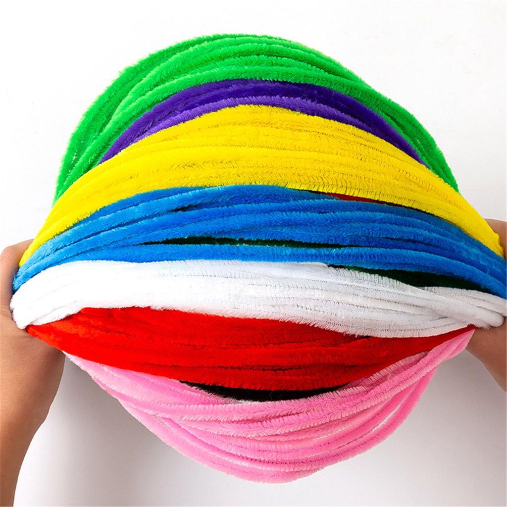 Верхние стебли, проводные рождественские палочки с мишурой, блестящие стебли из синели, принадлежности для рукоделия, чистящие средства, плюшевые