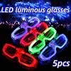 5pcs, LED Glasses Night Lighting Party Supplies, Glow Glasses for Valentine's Day, Birthday Party, New Year Party