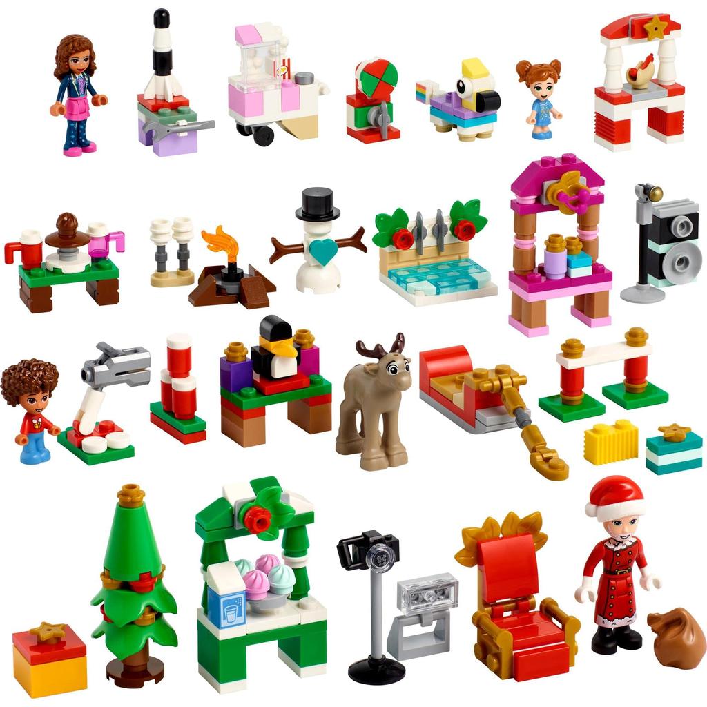 LEGO Друзья LEGO Friends Адвент-календарь 41706 Игрушечный блок Подарок на праздничную годовщину для девочек от 6 лет