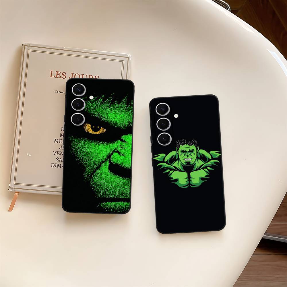 Superhero H-Hulk Phone Case For Samsung S 24 Fe 25 Ultra Plus 20 Lite 21 30 22 23 24 22 Ultra 5G Fundas