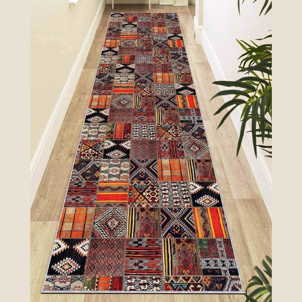 Miru Home Моющийся нескользящий точечный коврик с цифровой печатью для гостиной, кухни, коридора и дорожки Mcy-67